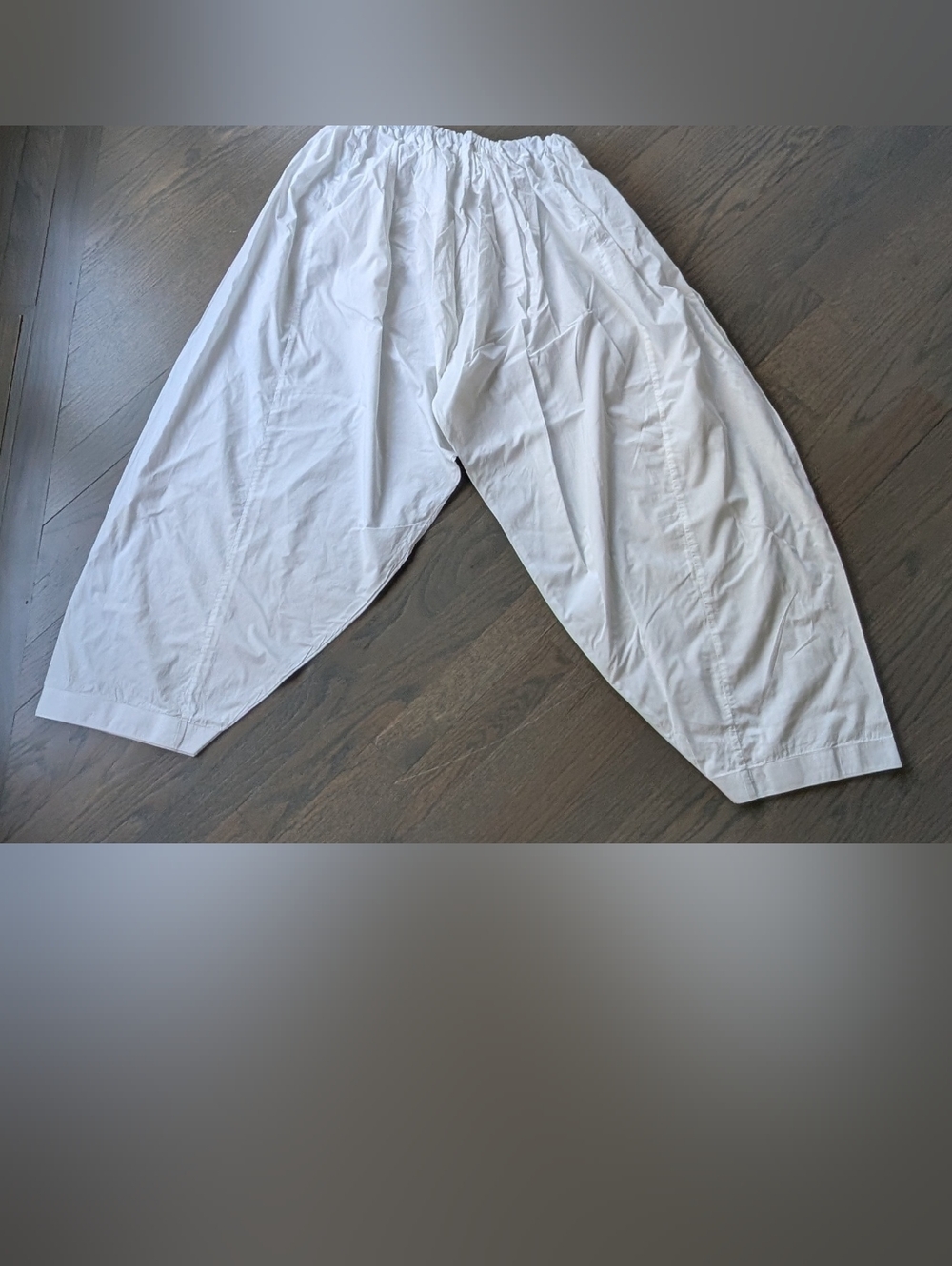 Pakistani Men's Trouser Salwar Pants, White, Large